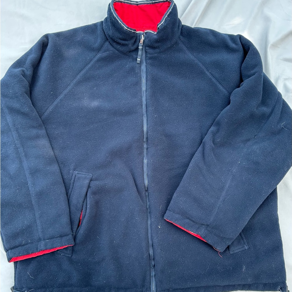 Vintage Nautica reversable Windbreaker Jacket Red/Navy XL